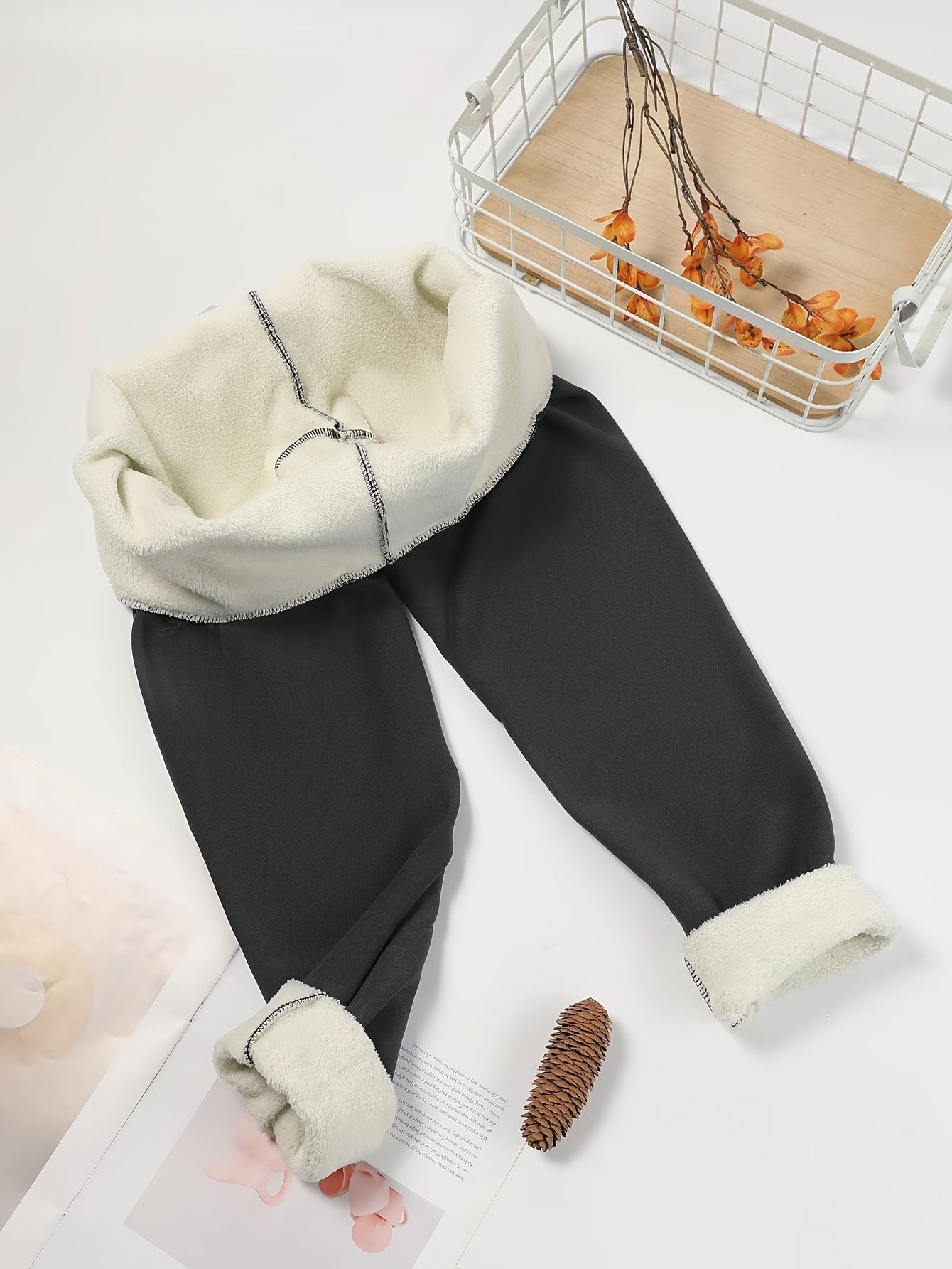 Women's Plush-Lined High Waist Winter Leggings - MISCOZY