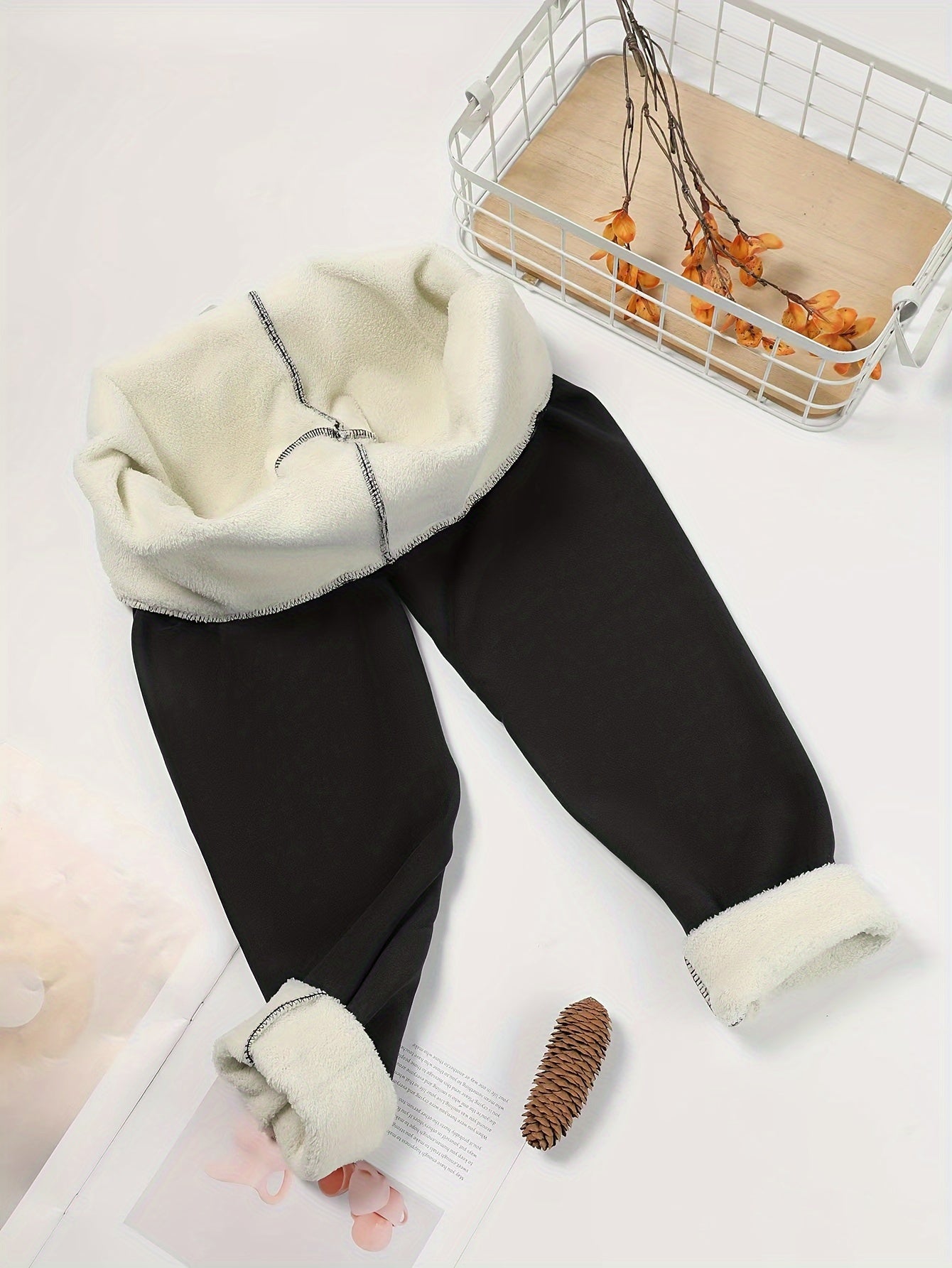 Women's Plush-Lined High Waist Winter Leggings - MISCOZY