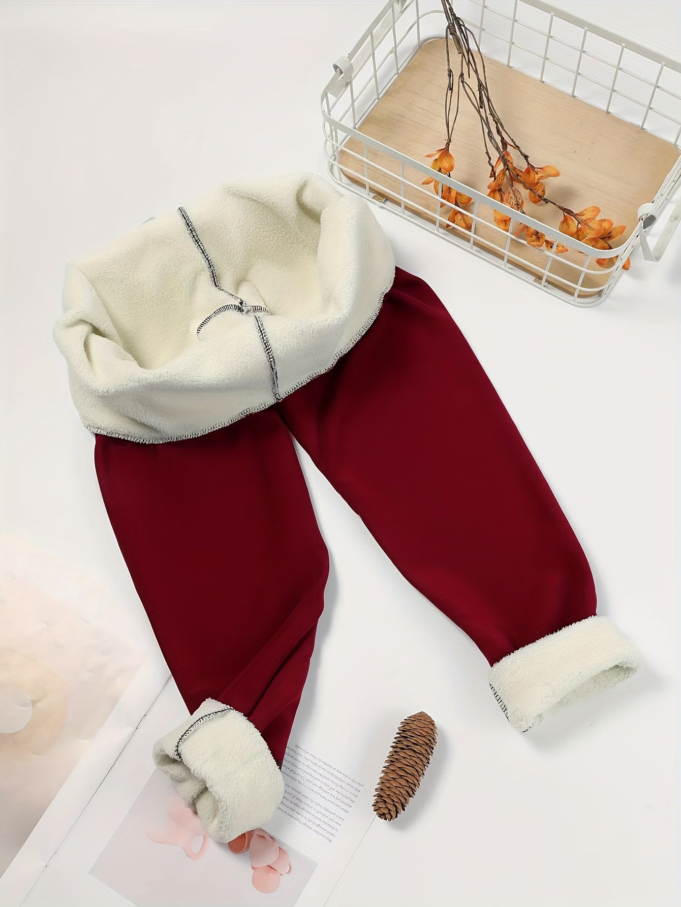 Women's Plush-Lined High Waist Winter Leggings - MISCOZY