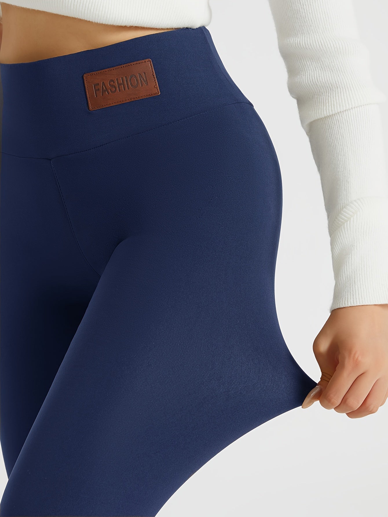Women's Plush-Lined High Waist Winter Leggings - MISCOZY