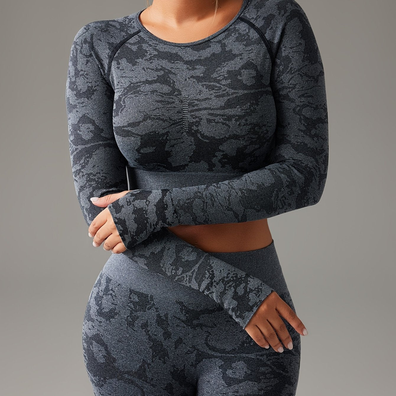 Miscozy Camo Seamless Yoga 2pcs Set