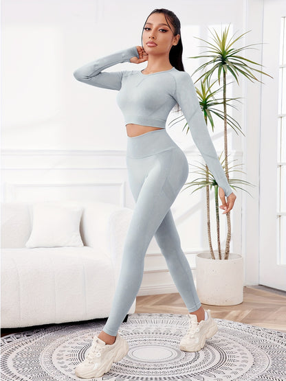 Miscozy's 2pcs Set Leggings and Top