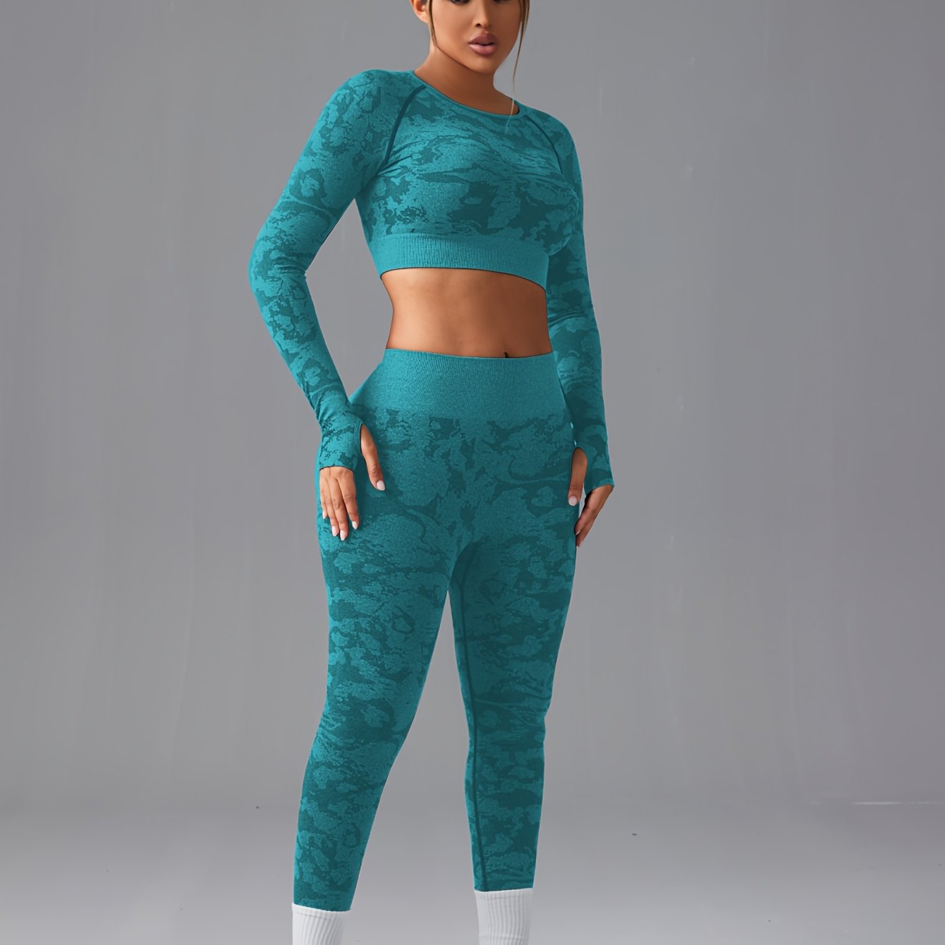 Miscozy Camo Seamless Yoga 2pcs Set