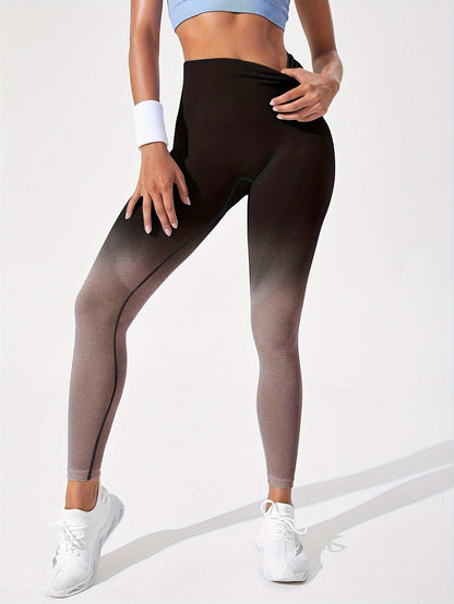 Miscozy Gradient High-Waist Yoga Leggings