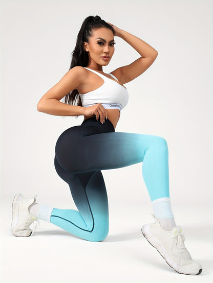 Miscozy High-Waist Ombre Yoga Pants