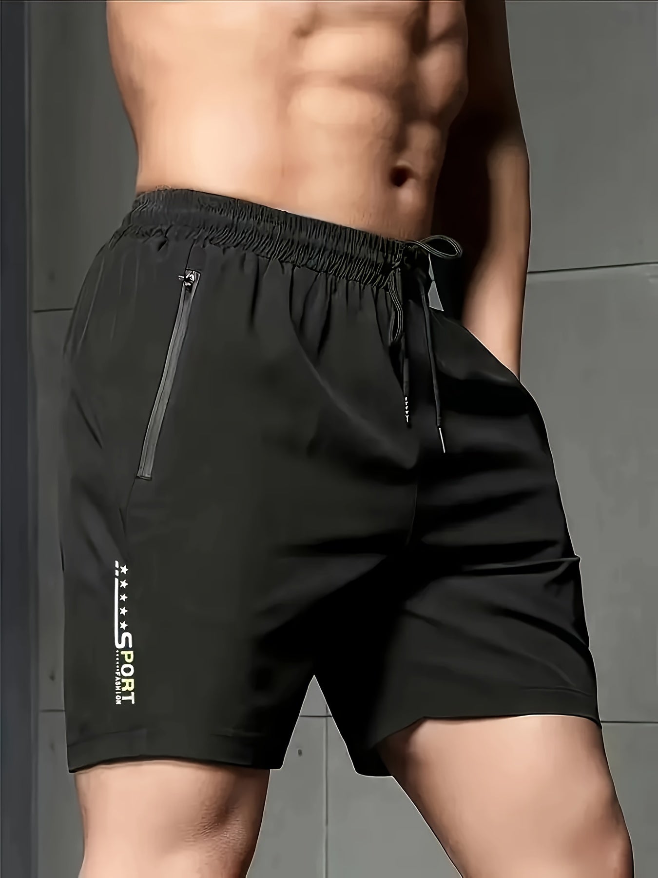 Men's Loose Solid Summer Shorts - MISCOZY