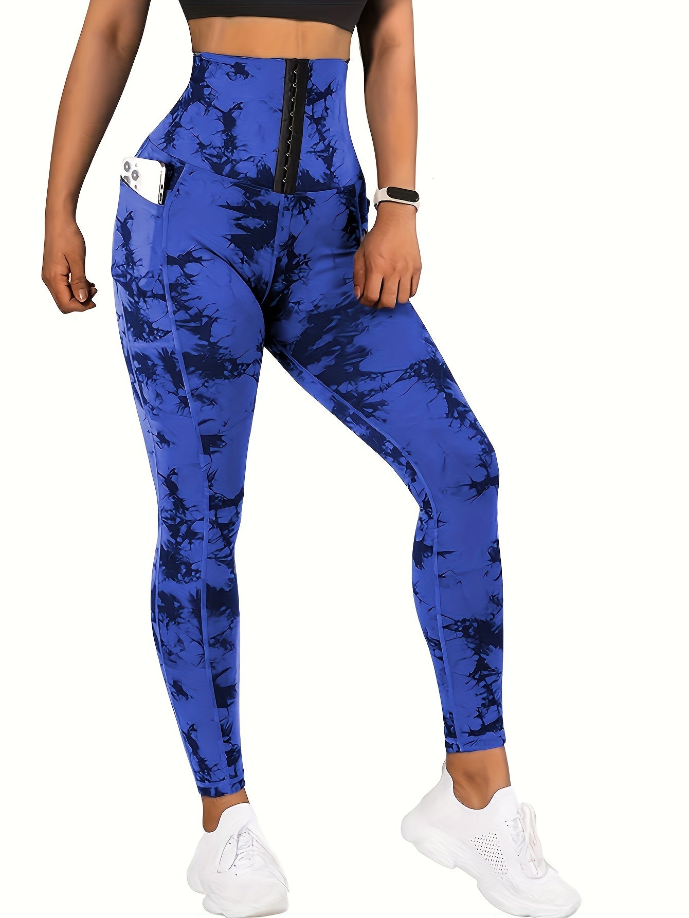 Miscozy Printed High-Waisted Fitness Yoga Leggings