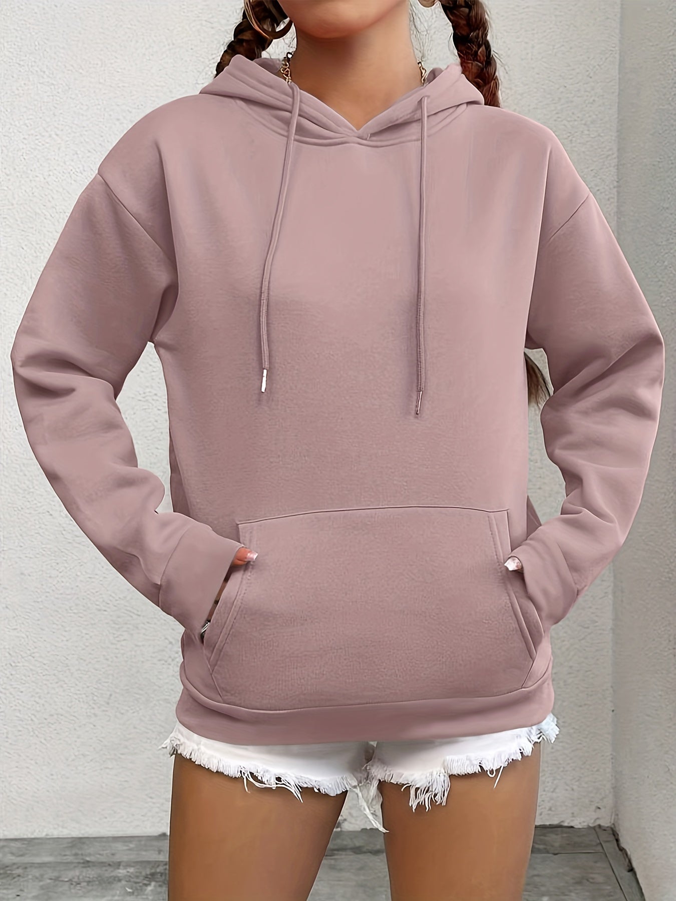 Miscozy's Loose Drawstring Hoodie for women