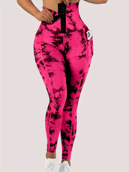 Miscozy Printed High-Waisted Fitness Yoga Leggings