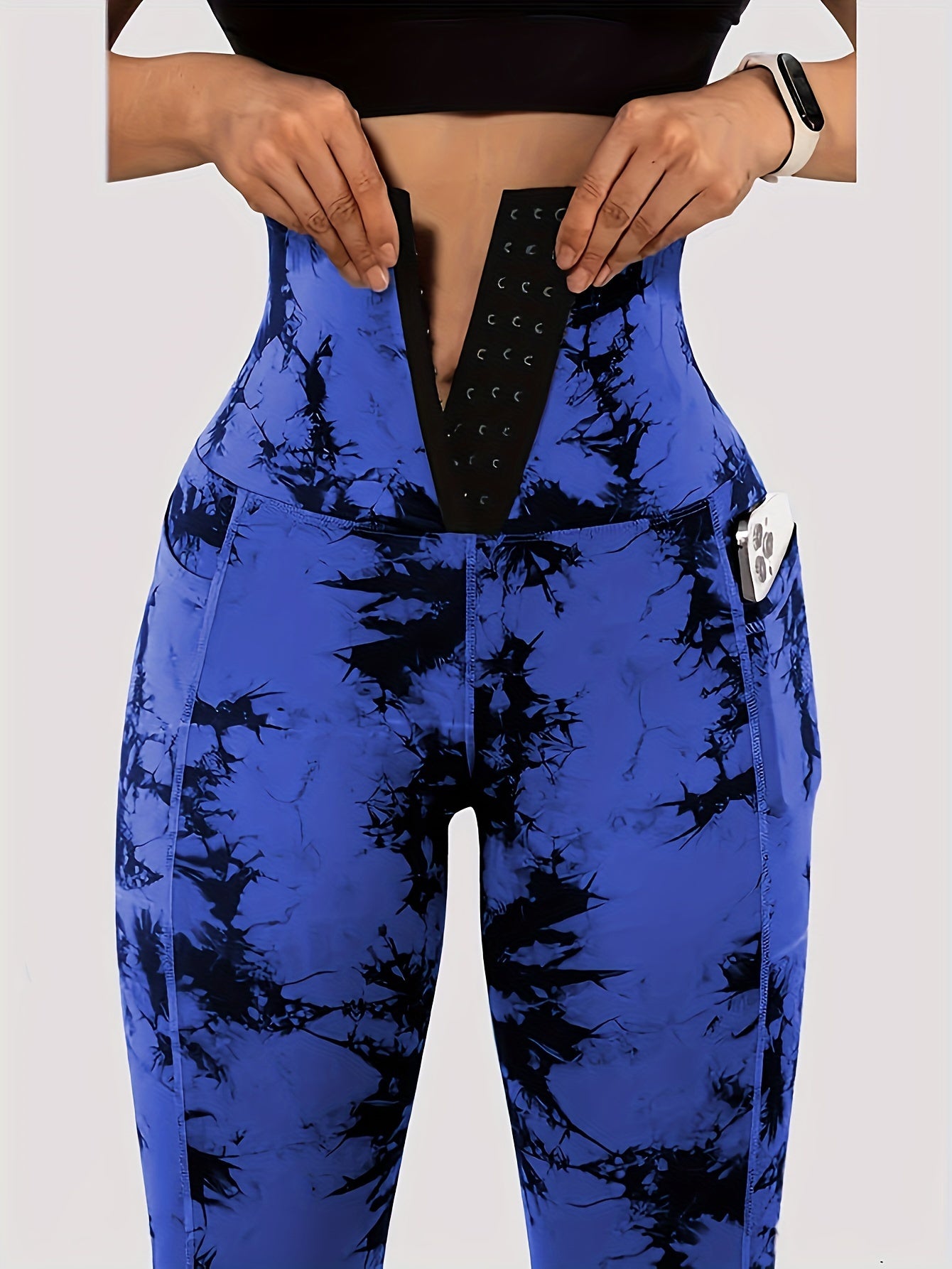 Miscozy Printed High-Waisted Fitness Yoga Leggings