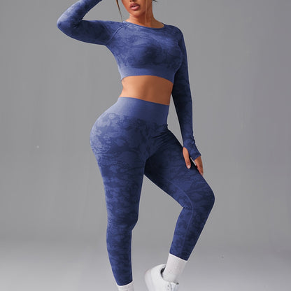 Miscozy Seamless High-Waist Fitness Sports Set