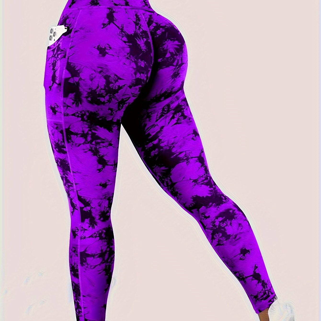 Miscozy Printed High-Waisted Fitness Yoga Leggings