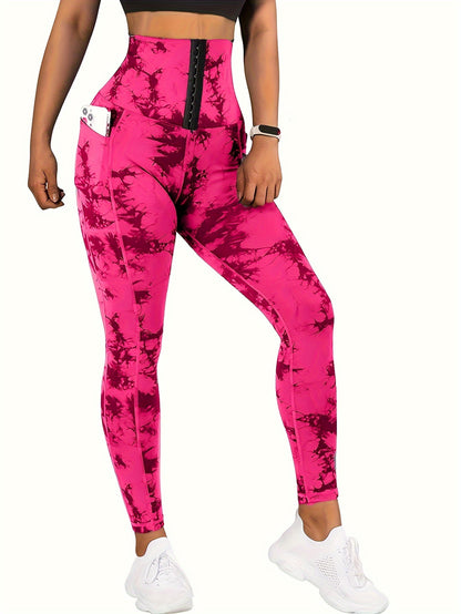 Miscozy Printed High-Waisted Fitness Yoga Leggings