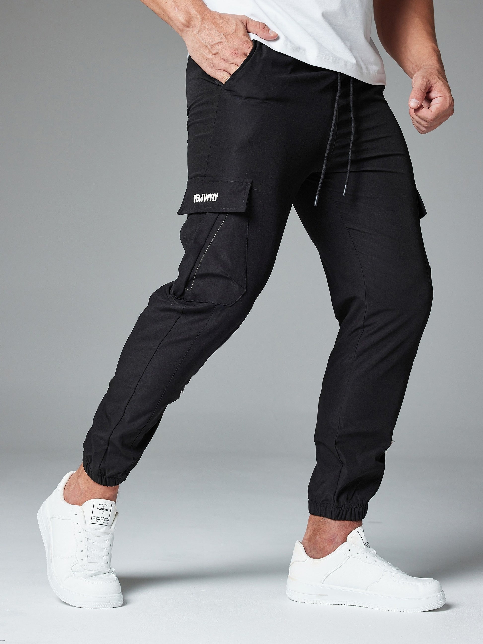 Men's Casual Multi-Pocket Cargo Pants - MISCOZY