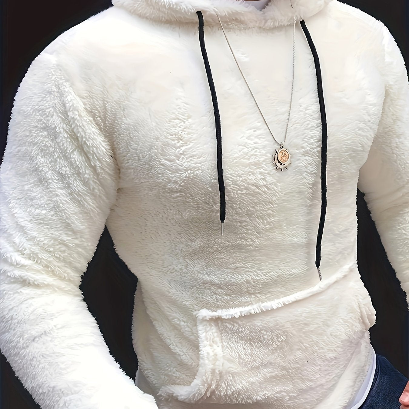 Men's Cool Warm Fluffy Hoodie - MISCOZY