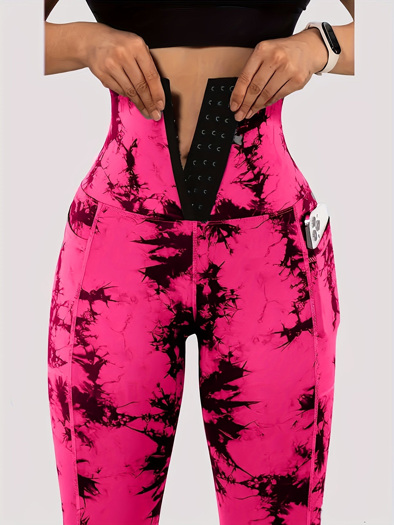 Miscozy Printed High-Waisted Fitness Yoga Leggings