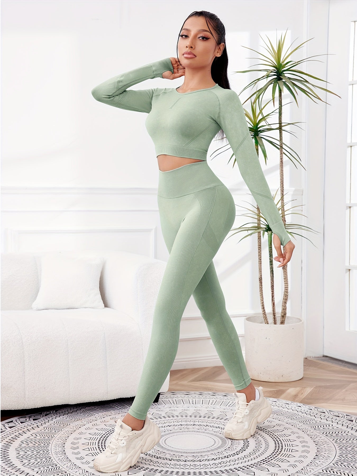 Miscozy's 2pcs Set Leggings and Top