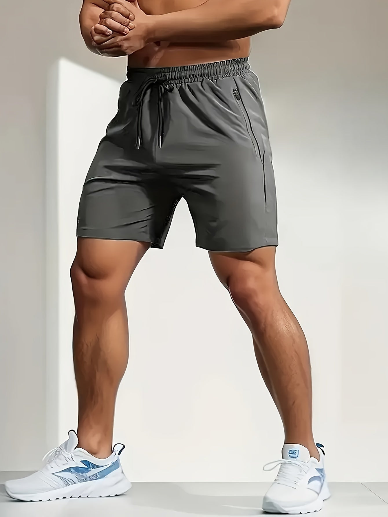 Men's Loose Solid Summer Shorts - MISCOZY