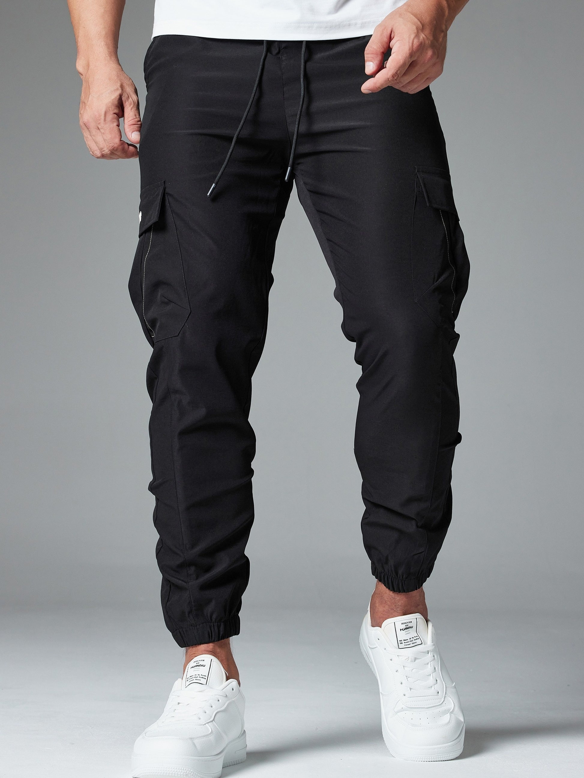 Men's Casual Multi-Pocket Cargo Pants - MISCOZY