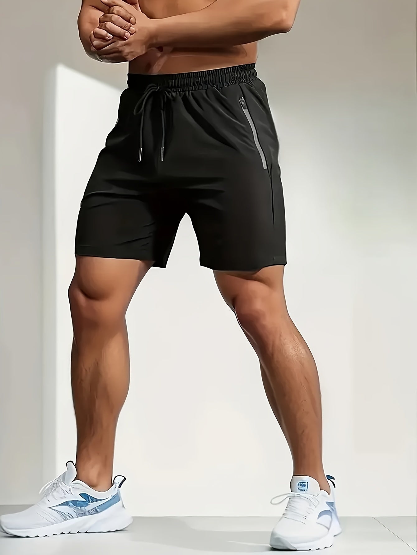 Men's Loose Solid Summer Shorts - MISCOZY