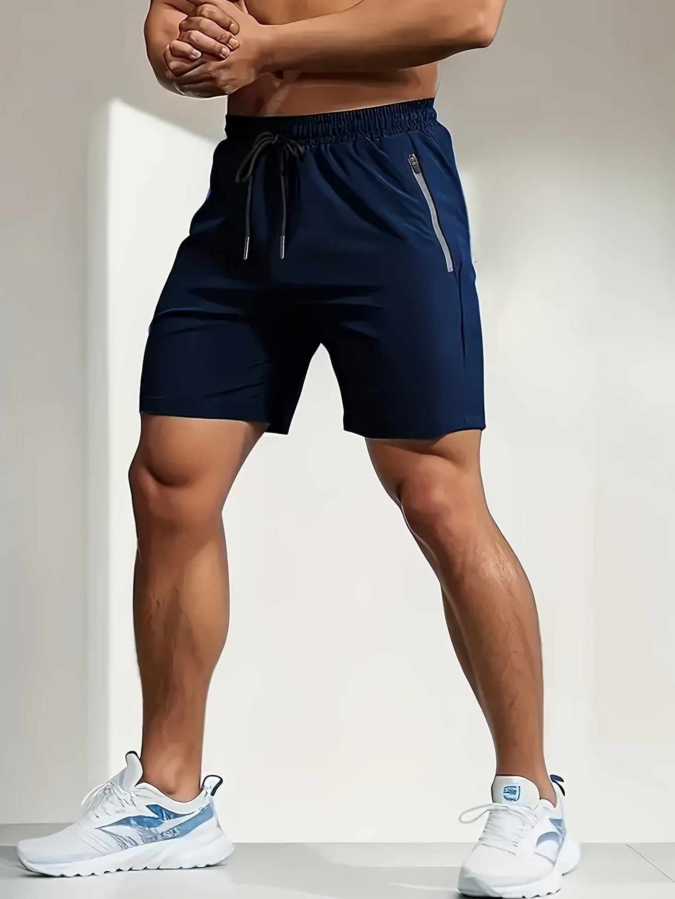 Men's Loose Solid Summer Shorts - MISCOZY