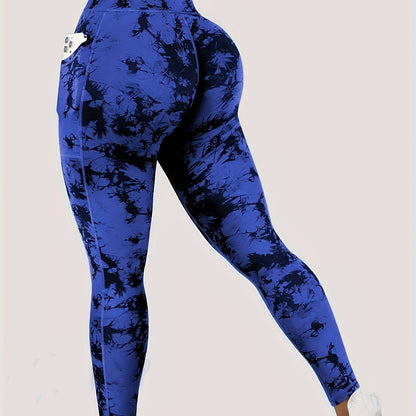 Miscozy Printed High-Waisted Fitness Yoga Leggings