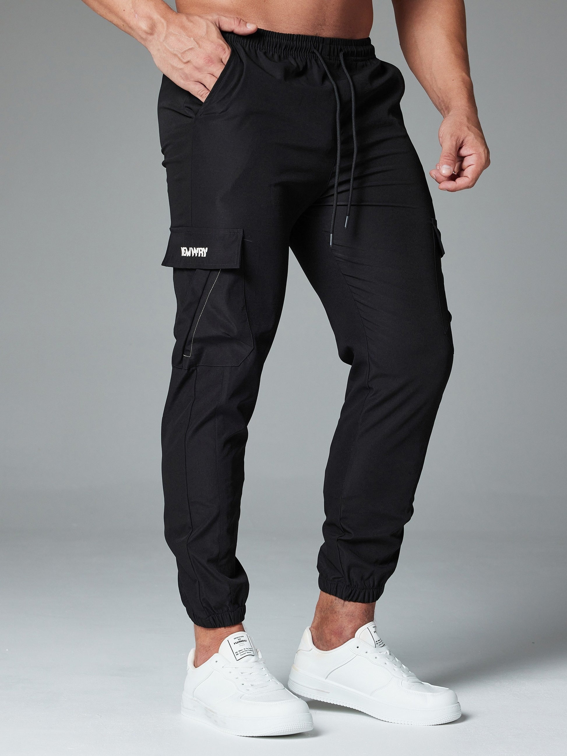 Men's Casual Multi-Pocket Cargo Pants - MISCOZY