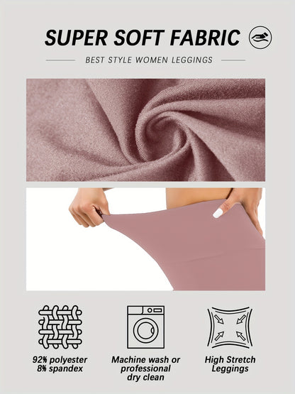 Super Soft High-Waisted Leggings for Women - MISCOZY