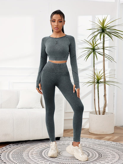 Miscozy's 2pcs Set Leggings and Top