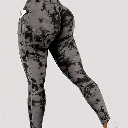 Miscozy Printed High-Waisted Fitness Yoga Leggings