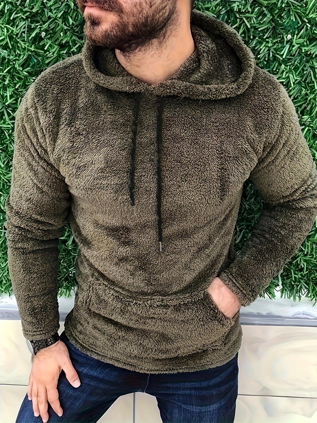 Men's Cool Warm Fluffy Hoodie - MISCOZY