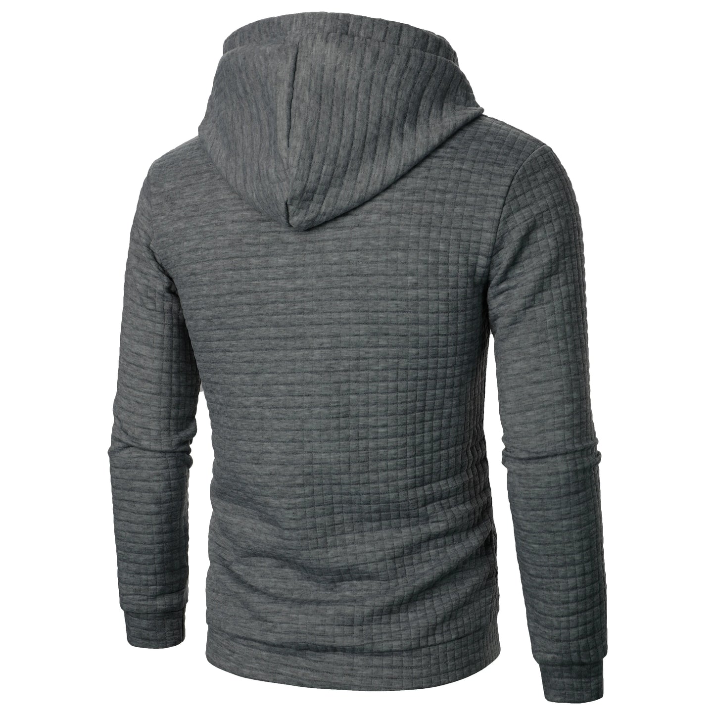 Men's Plaid Jacquard Hoodie - MISCOZY