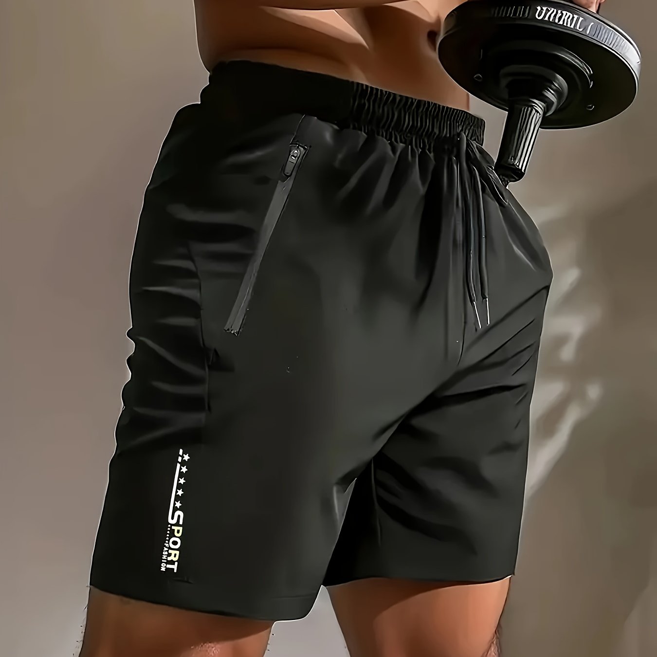 Men's Loose Solid Summer Shorts - MISCOZY