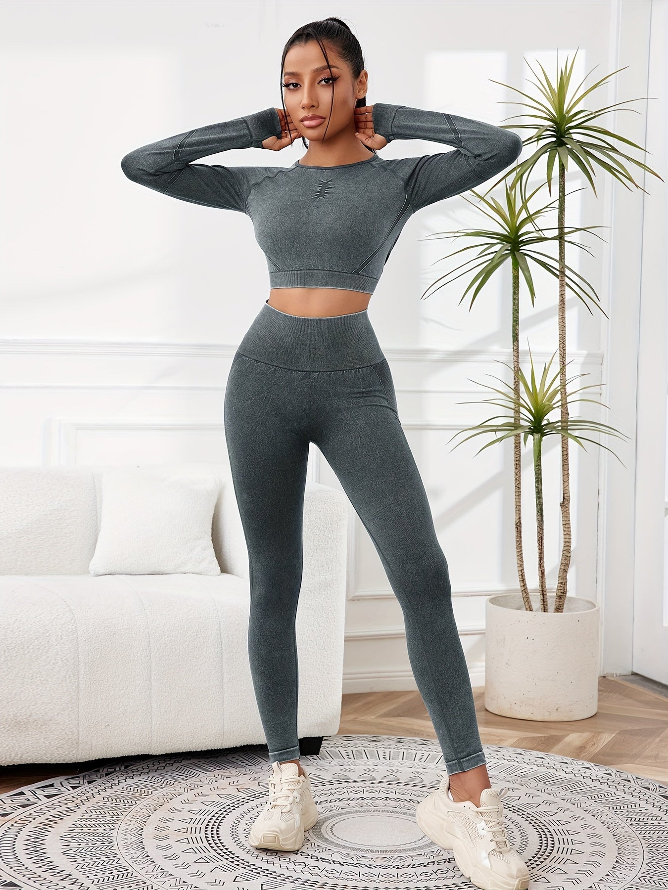 Miscozy's 2pcs Set Leggings and Top