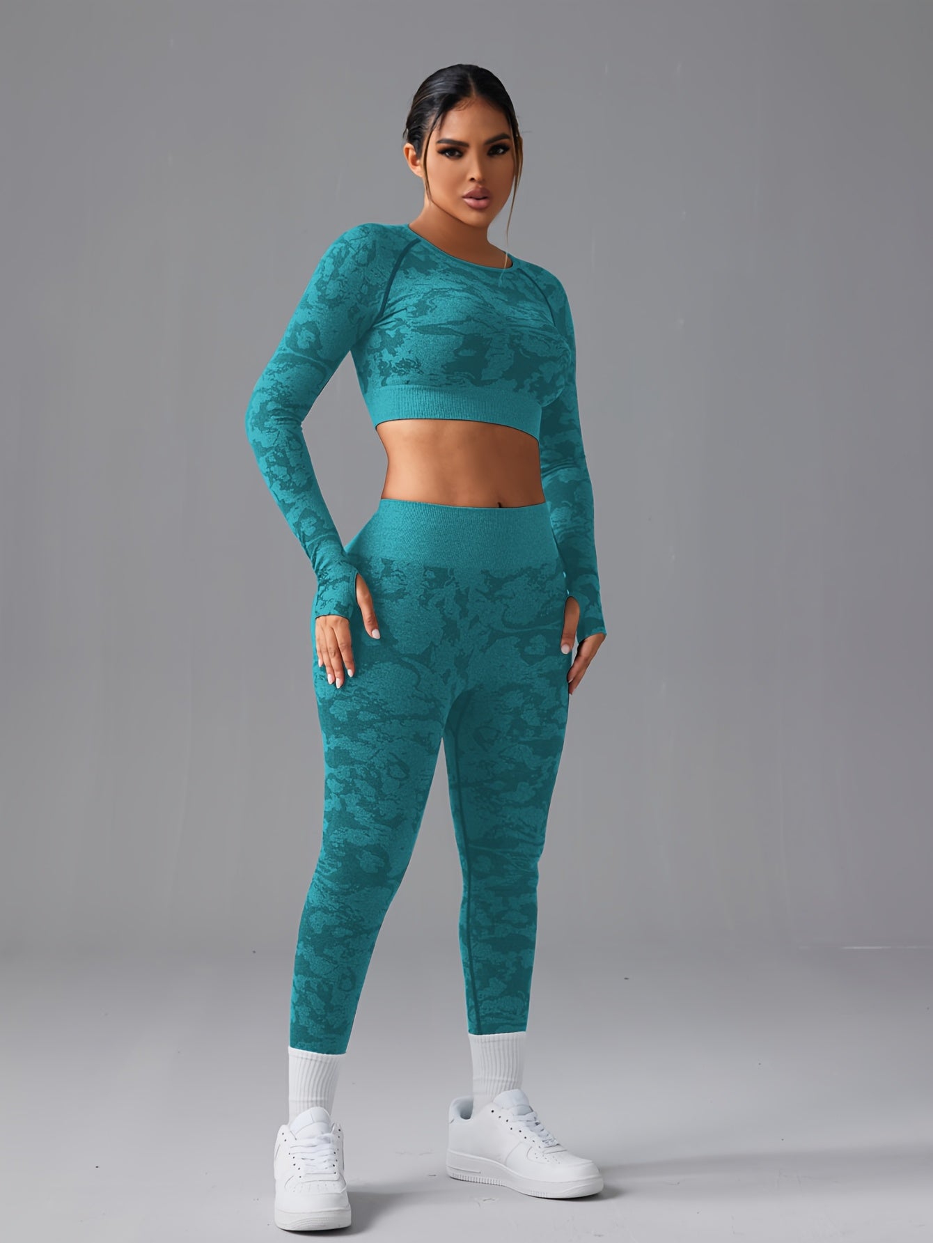 Miscozy Camo Seamless Yoga 2pcs Set