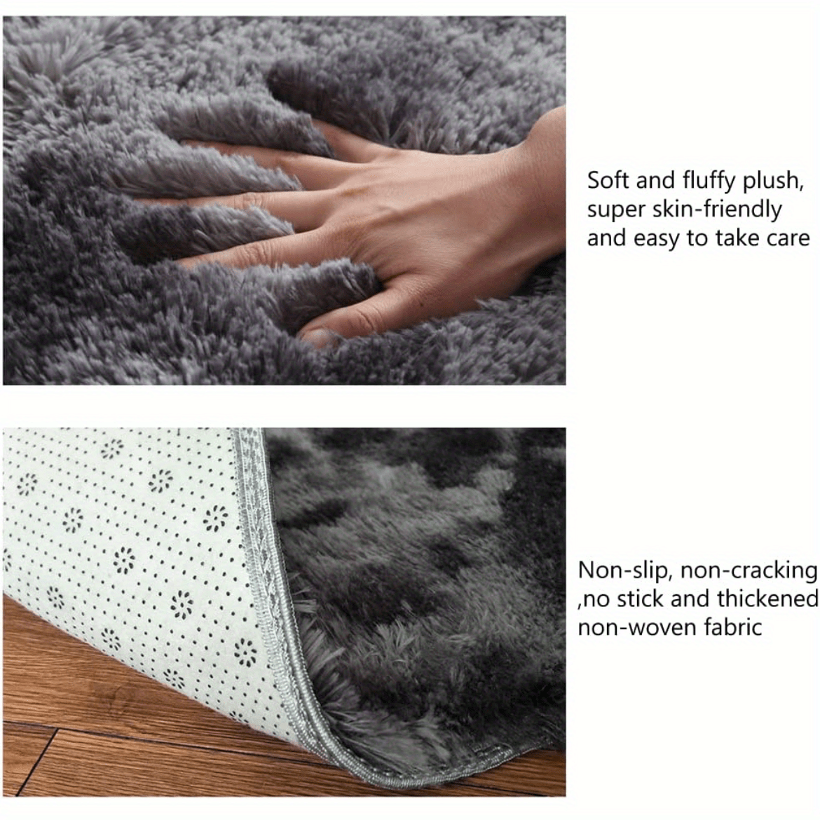 Soft Plush Tie-Dyed Area Rug - MISCOZY