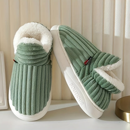 Cozy & Warm Winter Plush Slippers Indoor Outdoor - MISCOZY