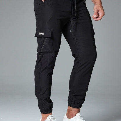 Men's Casual Multi-Pocket Cargo Pants - MISCOZY