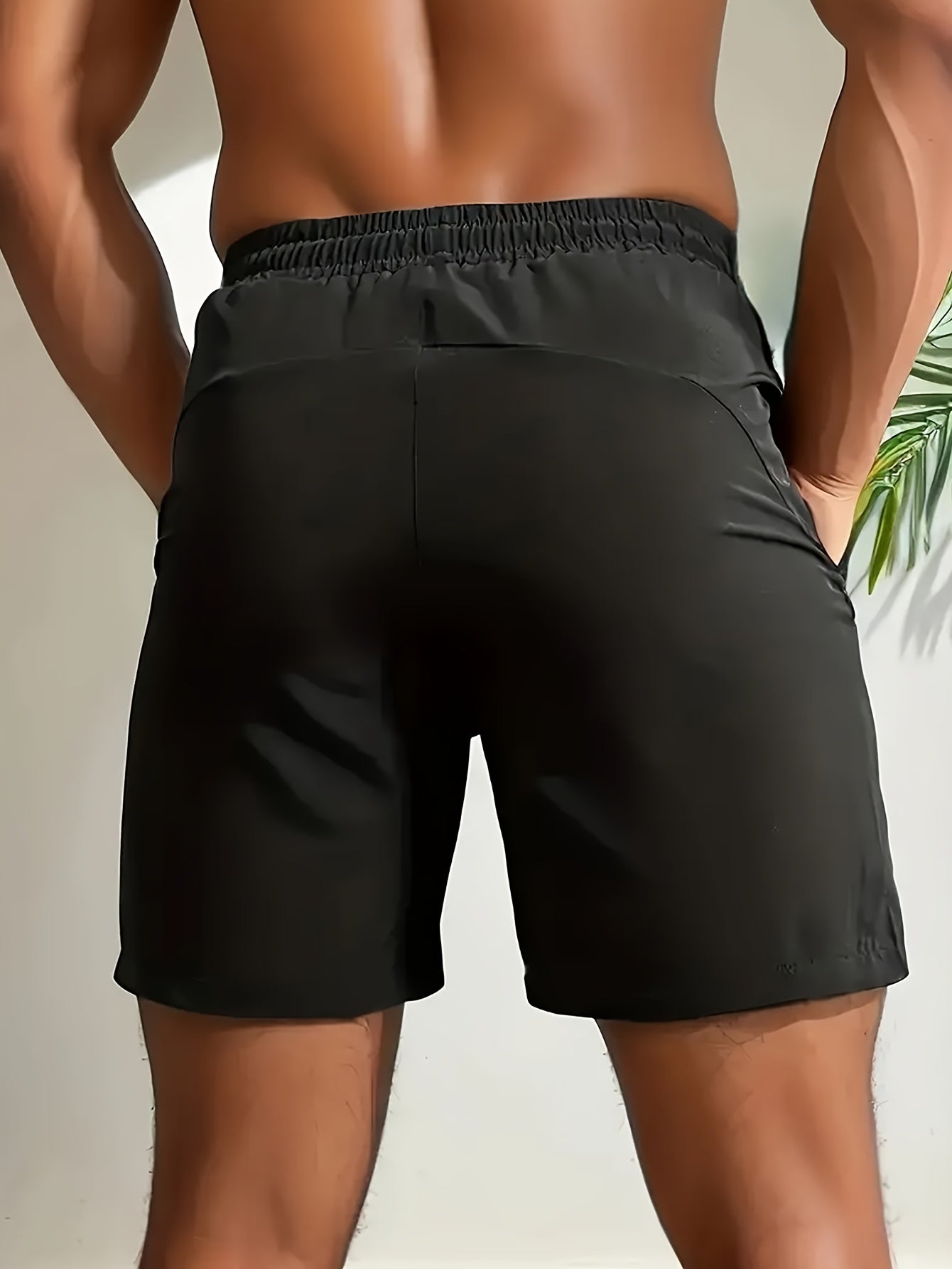 Men's Loose Solid Summer Shorts - MISCOZY