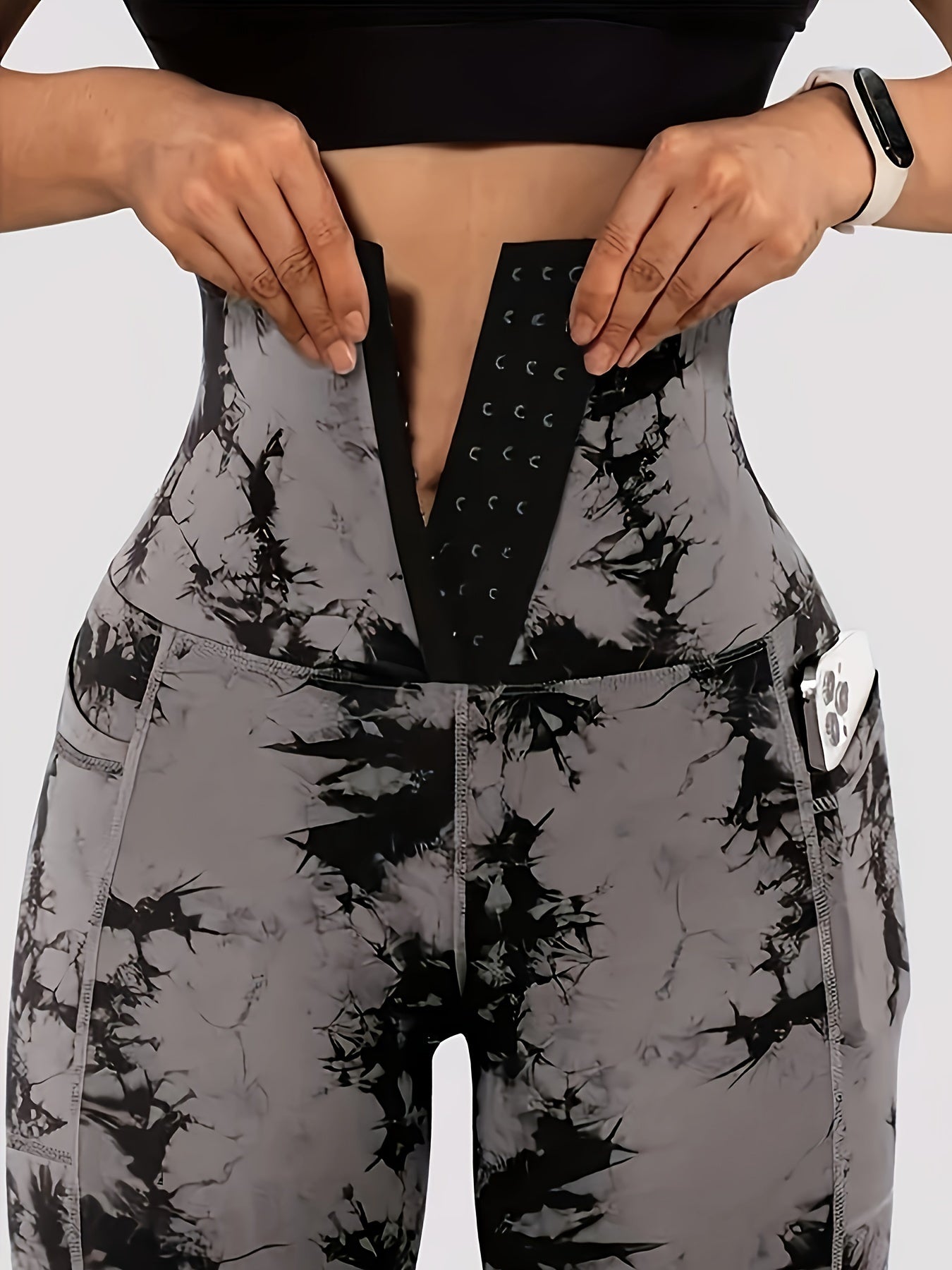 Miscozy Printed High-Waisted Fitness Yoga Leggings