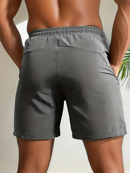 Men's Loose Solid Summer Shorts - MISCOZY