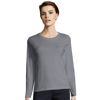 Women's Long Sleeve Fitted T-shirt | Miscozy - MISCOZY